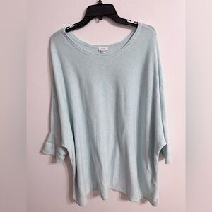 Pure Jill oversized 3/4 sleeve 100% Cotton sweater SZ XL